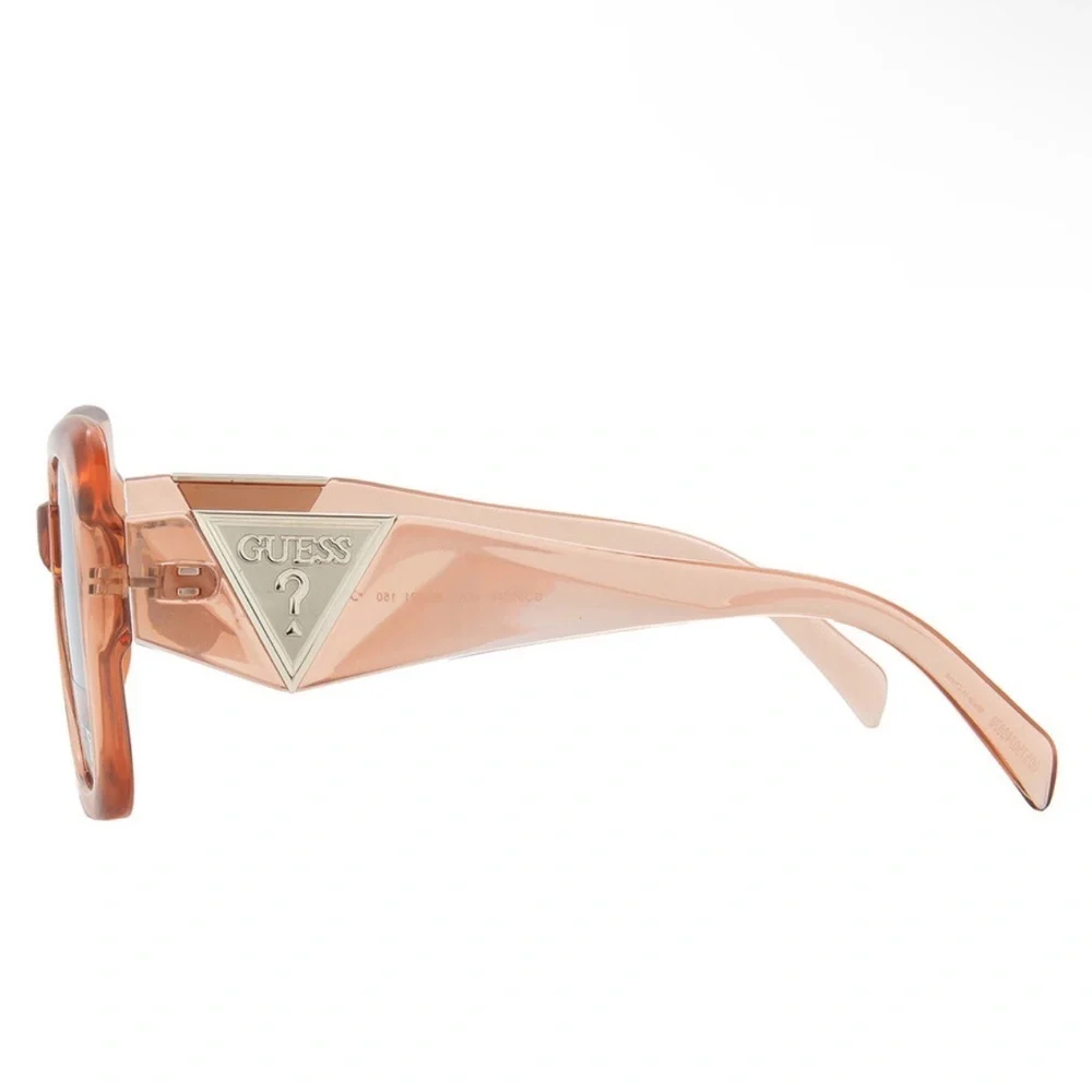 GUESS FACTORY Blue Gradient Square Ladies Sunglasses